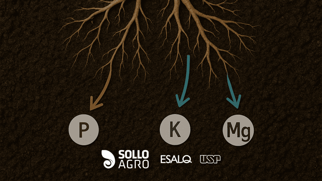 Dinâmica de partição de carboidratos e absorção de nutrientes em raiz bipartida de cafeeiro na interação entre Fósforo, Potássio e Magnésio Imagem do conteudo SolloAgro